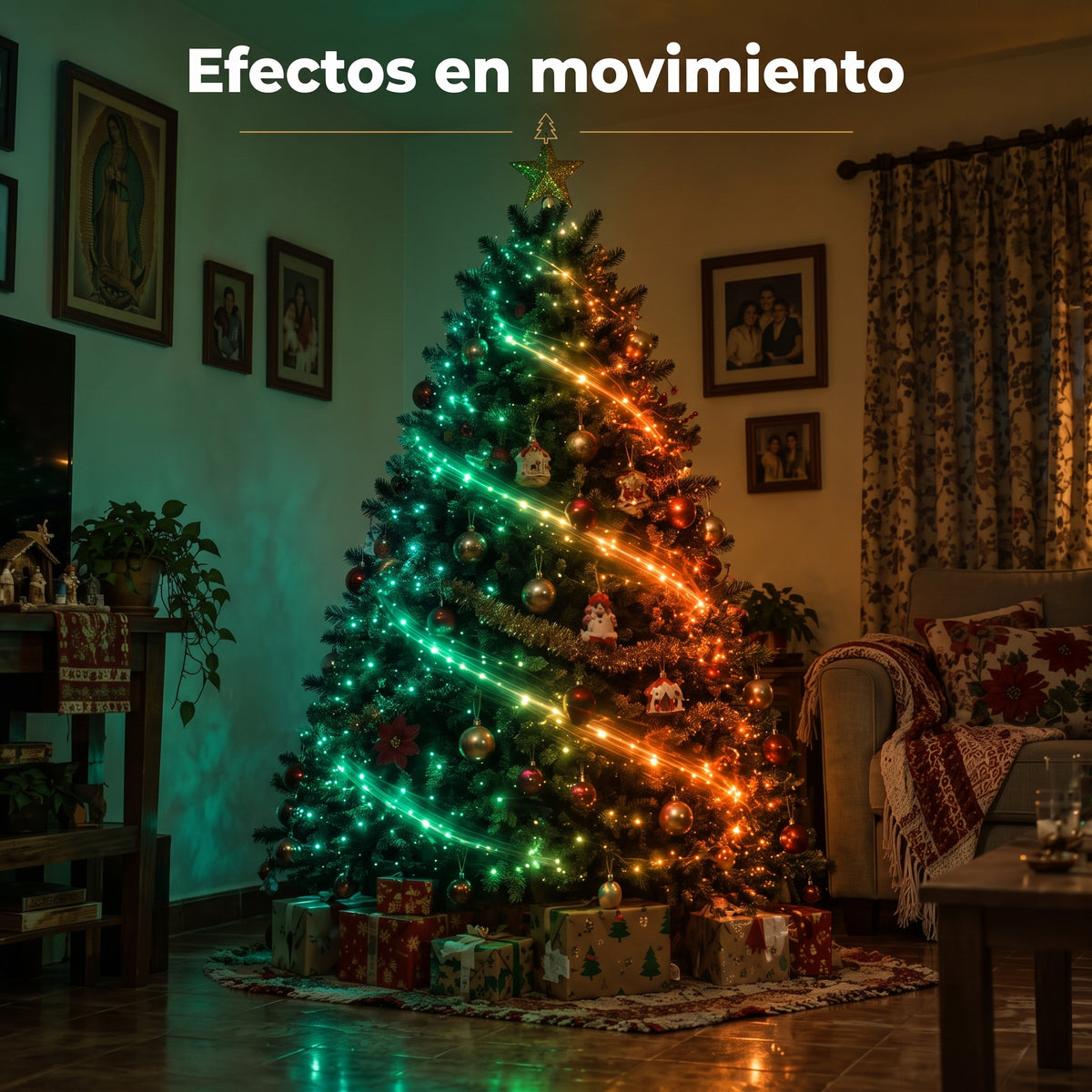 Luces Mágicas para árbol de Navidad